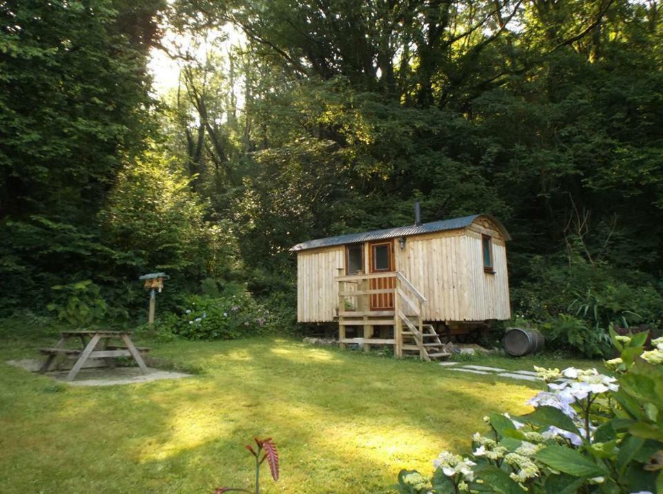 'Morris' The Shepherd'S Hut And Woodland Hot Tub Experience Кармартен Экстерьер фото