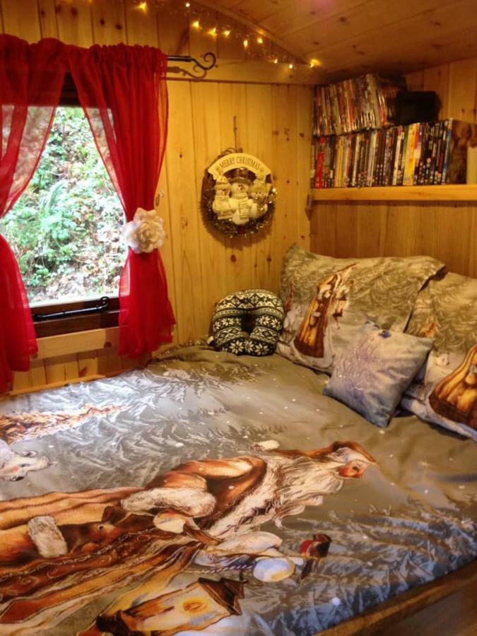 'Morris' The Shepherd'S Hut And Woodland Hot Tub Experience Кармартен Экстерьер фото